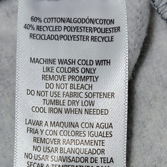 NEW Calvin Klein Performance Women's XS Bold Outline LogoCropped Grey Sweatshirt - Picture 10 of 12